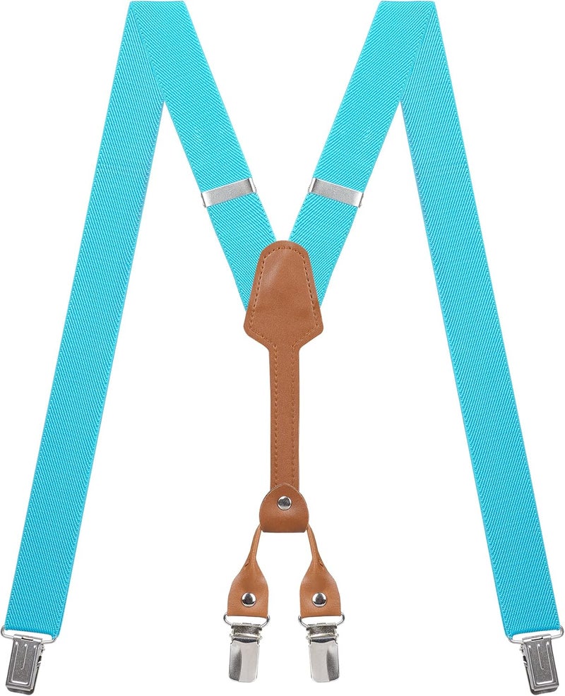 Action Ward Store Women's Suspenders - 1" Width - Y Back 4 Clip Skinny Ladies Suspenders - Image 1